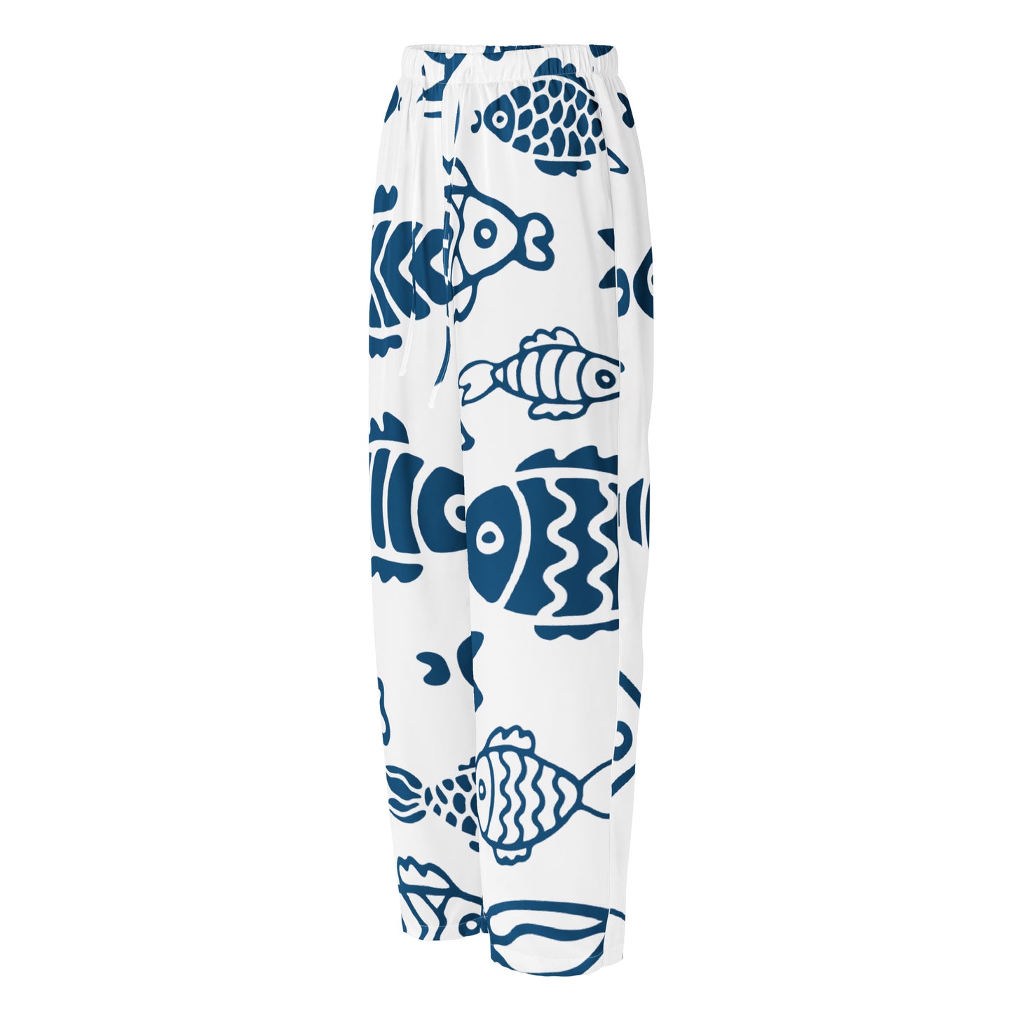 Dreamy Dear Women’s Pajama Pants, Blue Fish