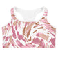 Dreamy Dear Sports Bra, Pink Brushstrokes