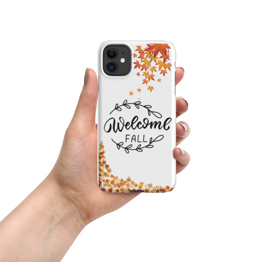 Dreamy Dear Snap case for iPhone®, Welcome Fall
