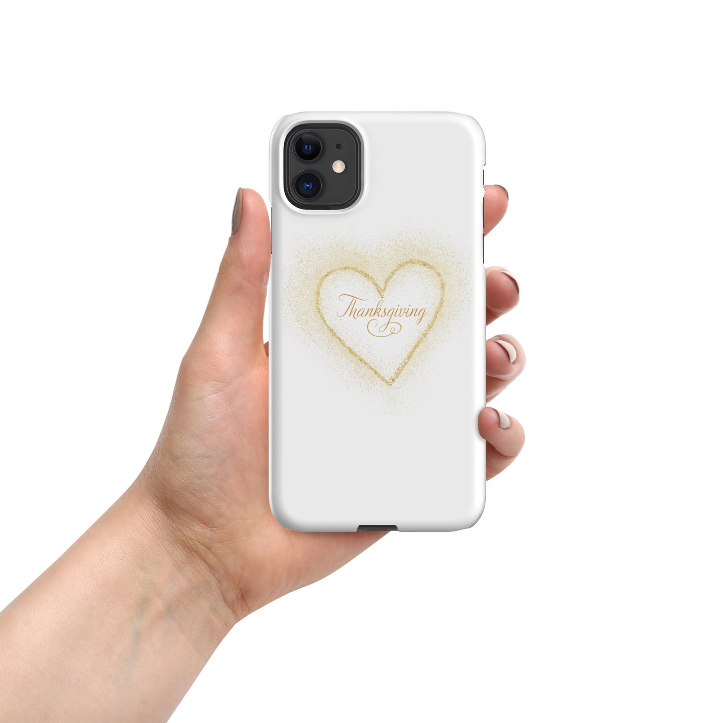 Dreamy Dear Golden Heart Thanksgiving Snap case for iPhone®
