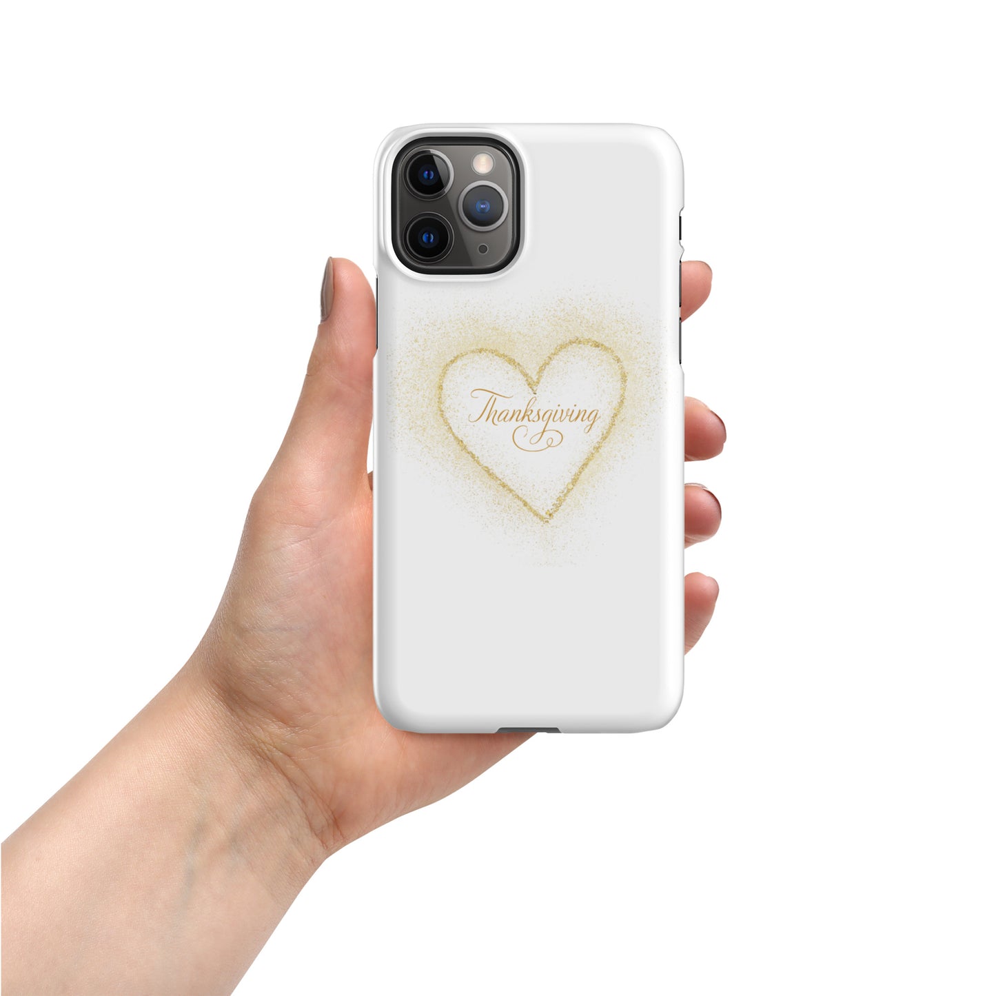 Dreamy Dear Golden Heart Thanksgiving Snap case for iPhone®