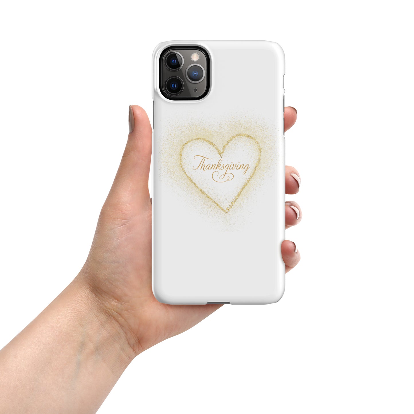 Dreamy Dear Golden Heart Thanksgiving Snap case for iPhone®