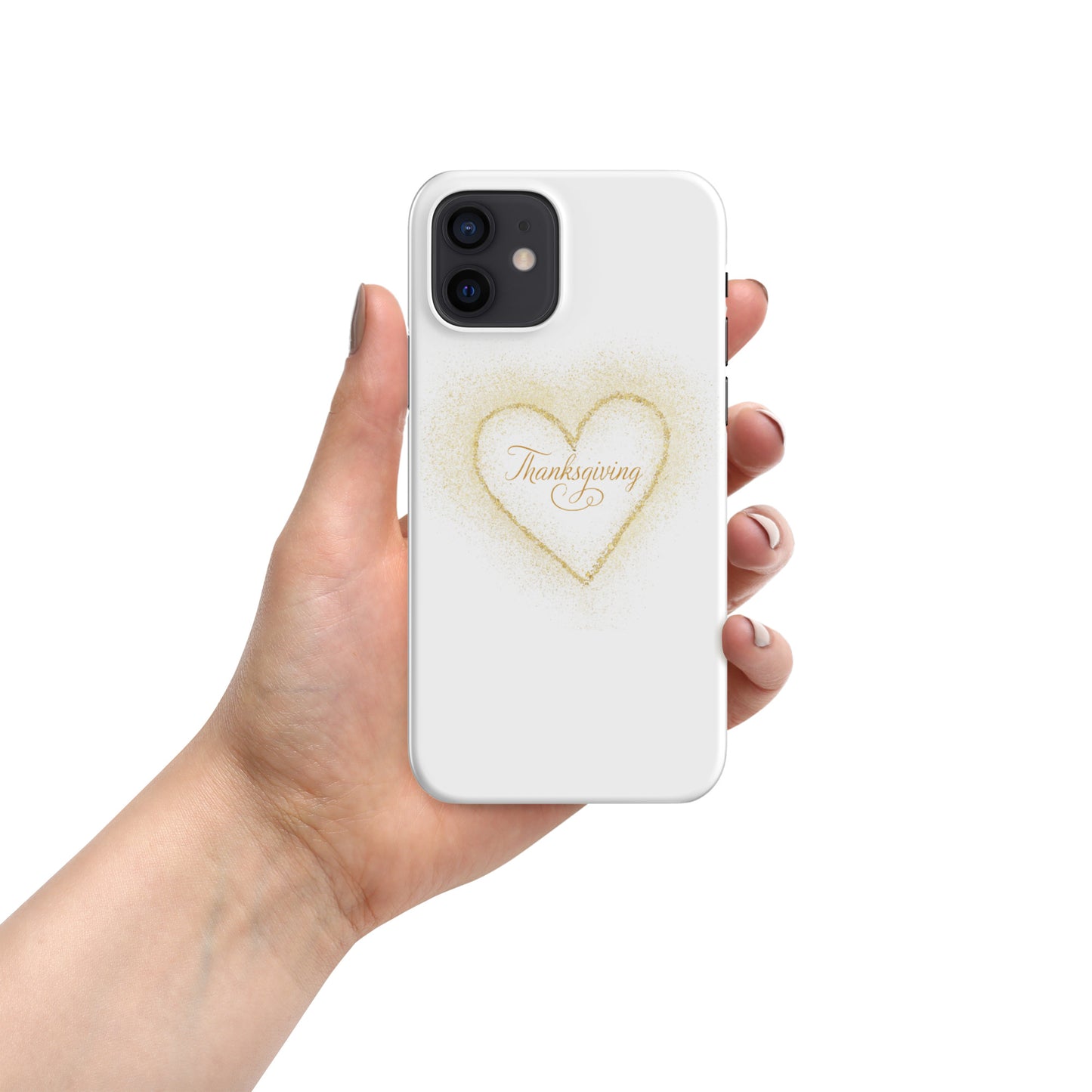 Dreamy Dear Golden Heart Thanksgiving Snap case for iPhone®