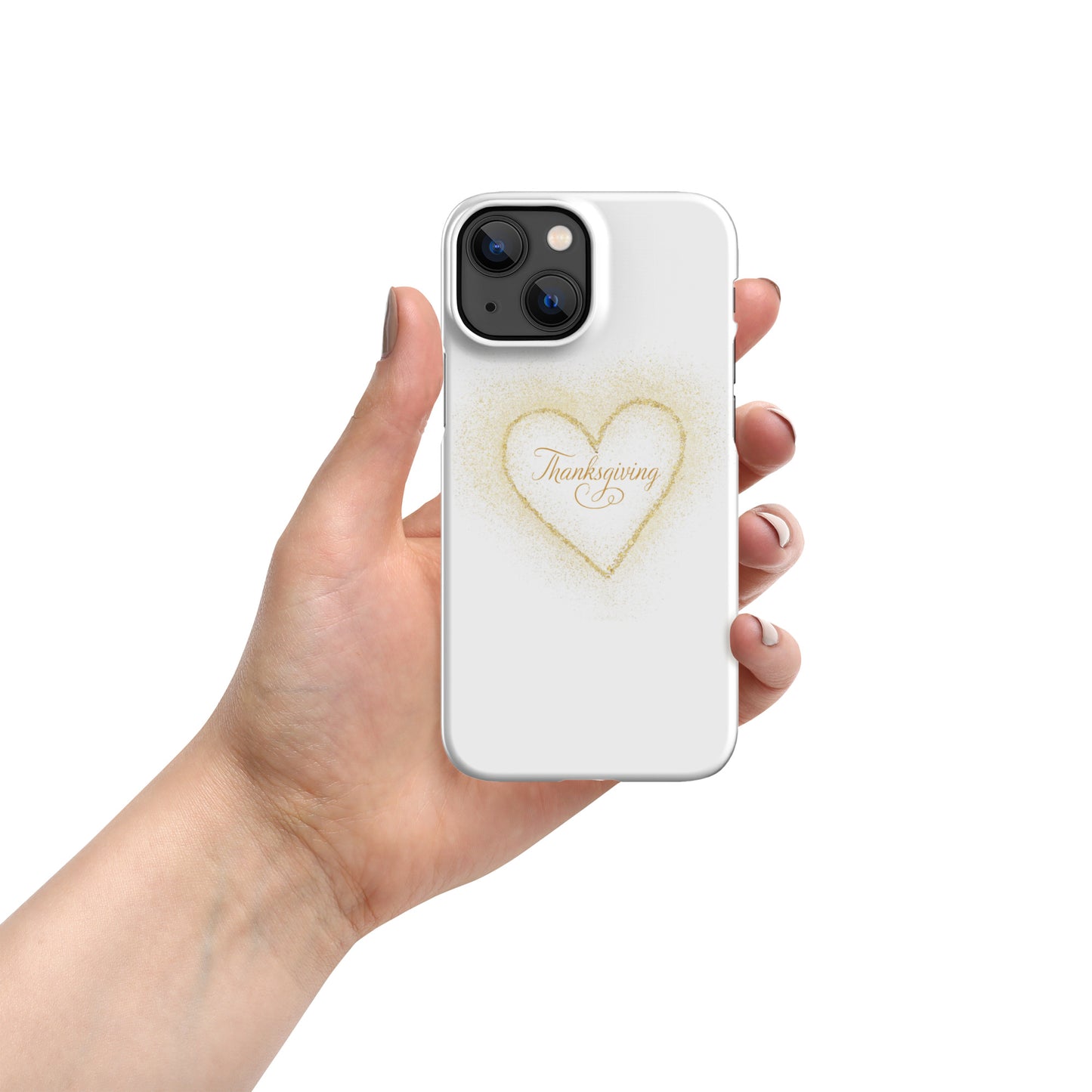 Dreamy Dear Golden Heart Thanksgiving Snap case for iPhone®