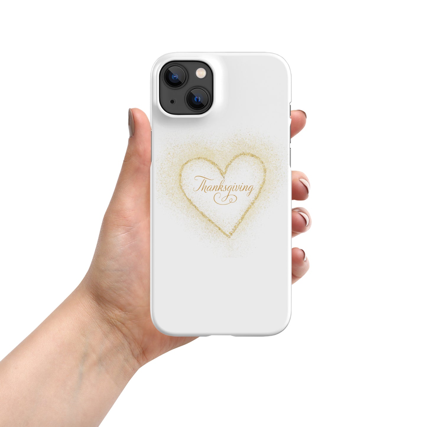 Dreamy Dear Golden Heart Thanksgiving Snap case for iPhone®