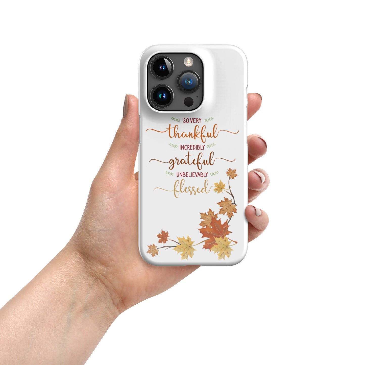 Dreamy Dear Thanksgiving snap case for iPhone®