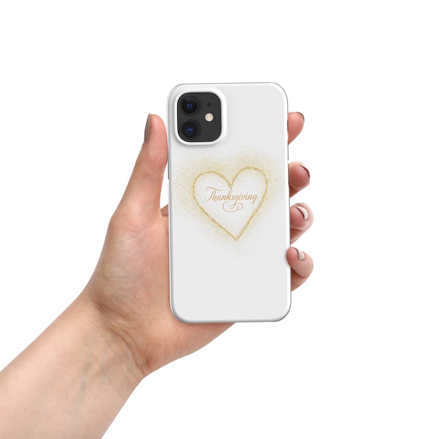 Dreamy Dear Golden Heart Thanksgiving Snap case for iPhone®