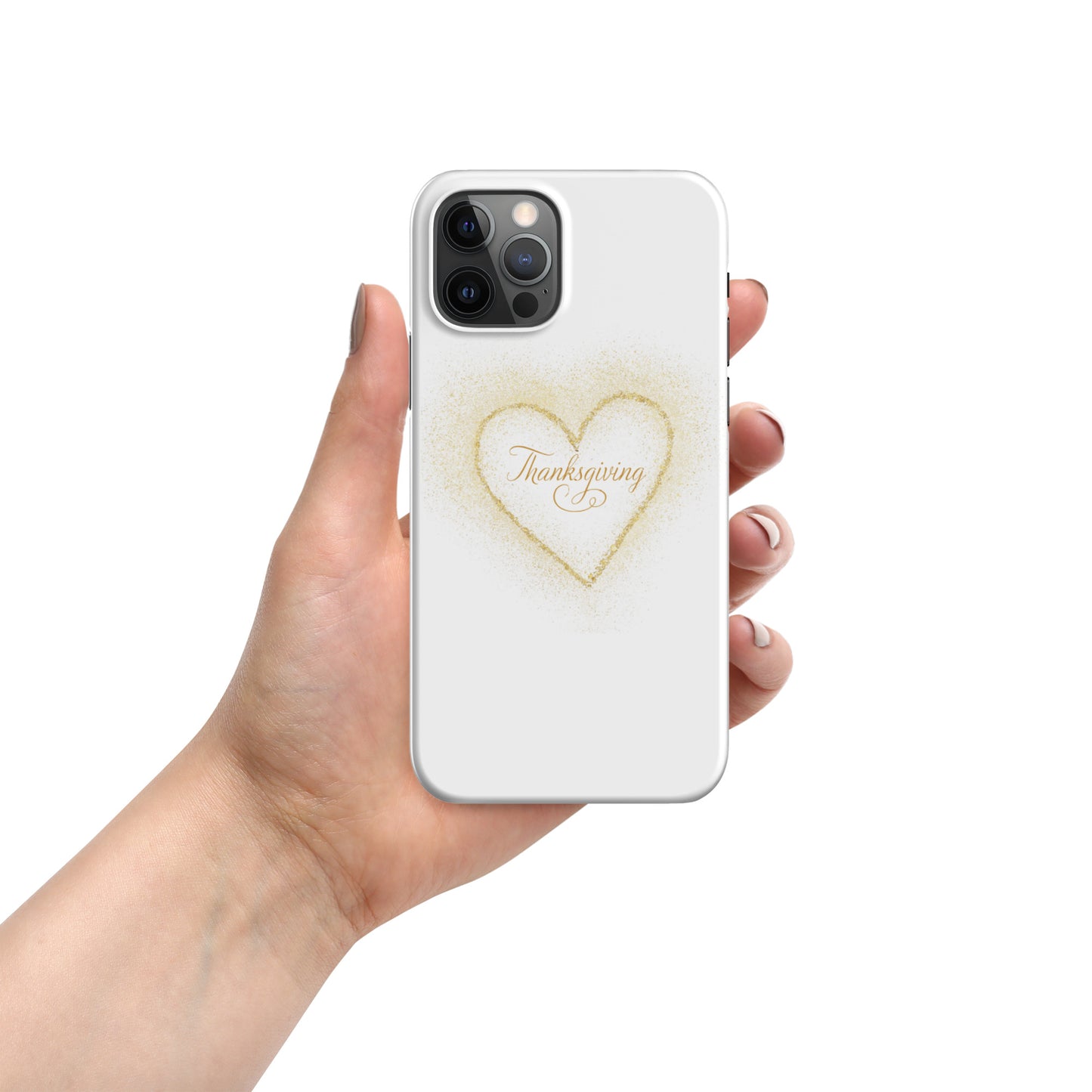 Dreamy Dear Golden Heart Thanksgiving Snap case for iPhone®