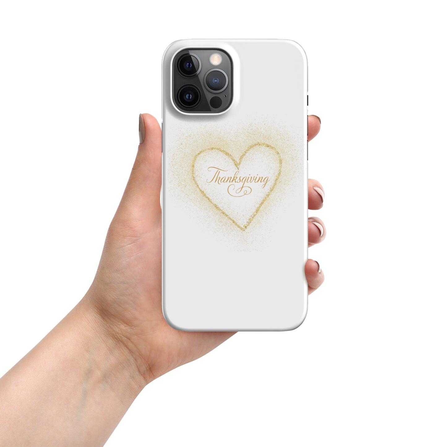 Dreamy Dear Golden Heart Thanksgiving Snap case for iPhone®