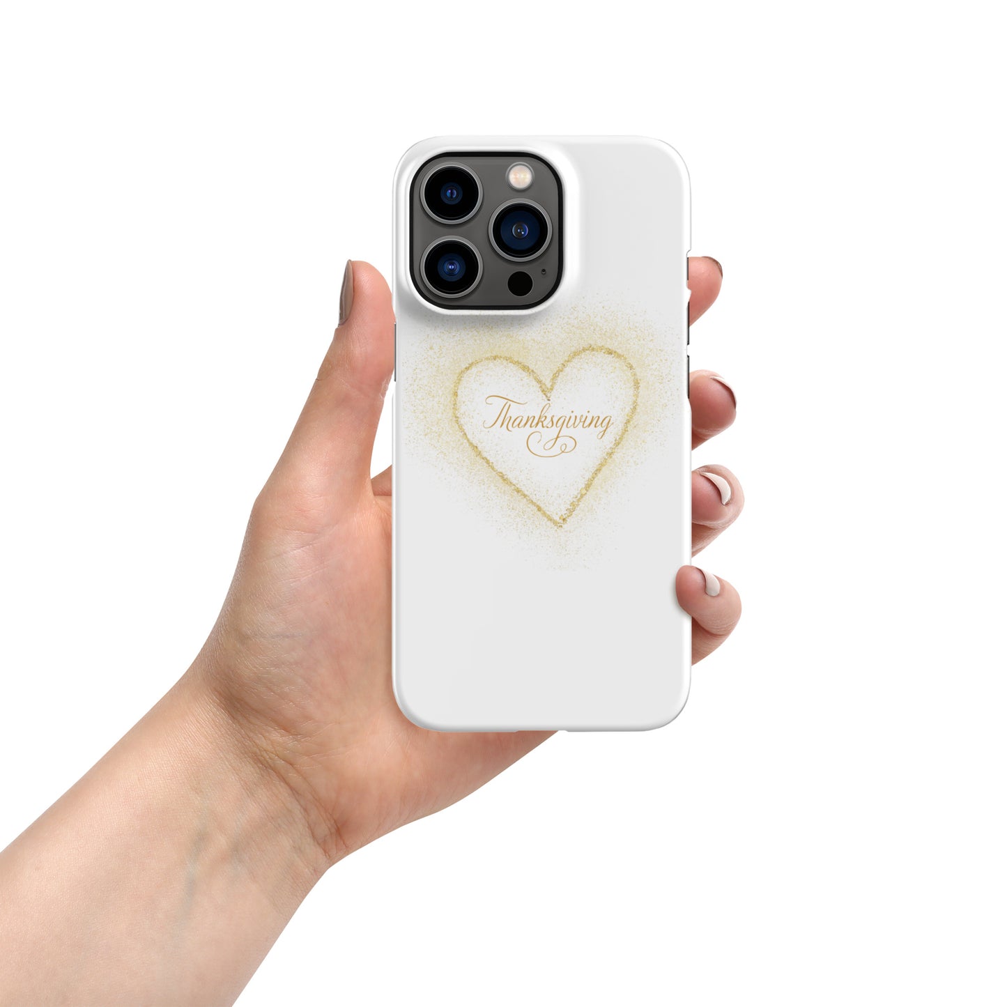 Dreamy Dear Golden Heart Thanksgiving Snap case for iPhone®