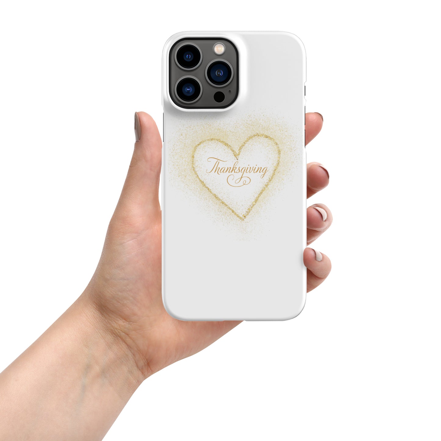 Dreamy Dear Golden Heart Thanksgiving Snap case for iPhone®
