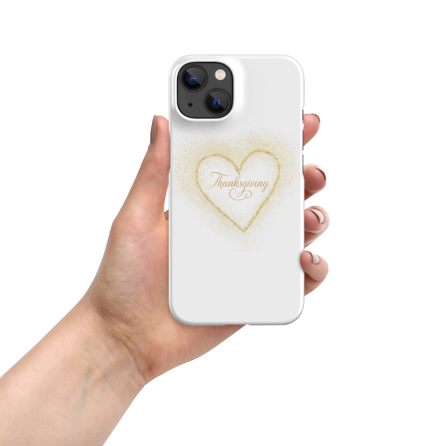 Dreamy Dear Golden Heart Thanksgiving Snap case for iPhone®