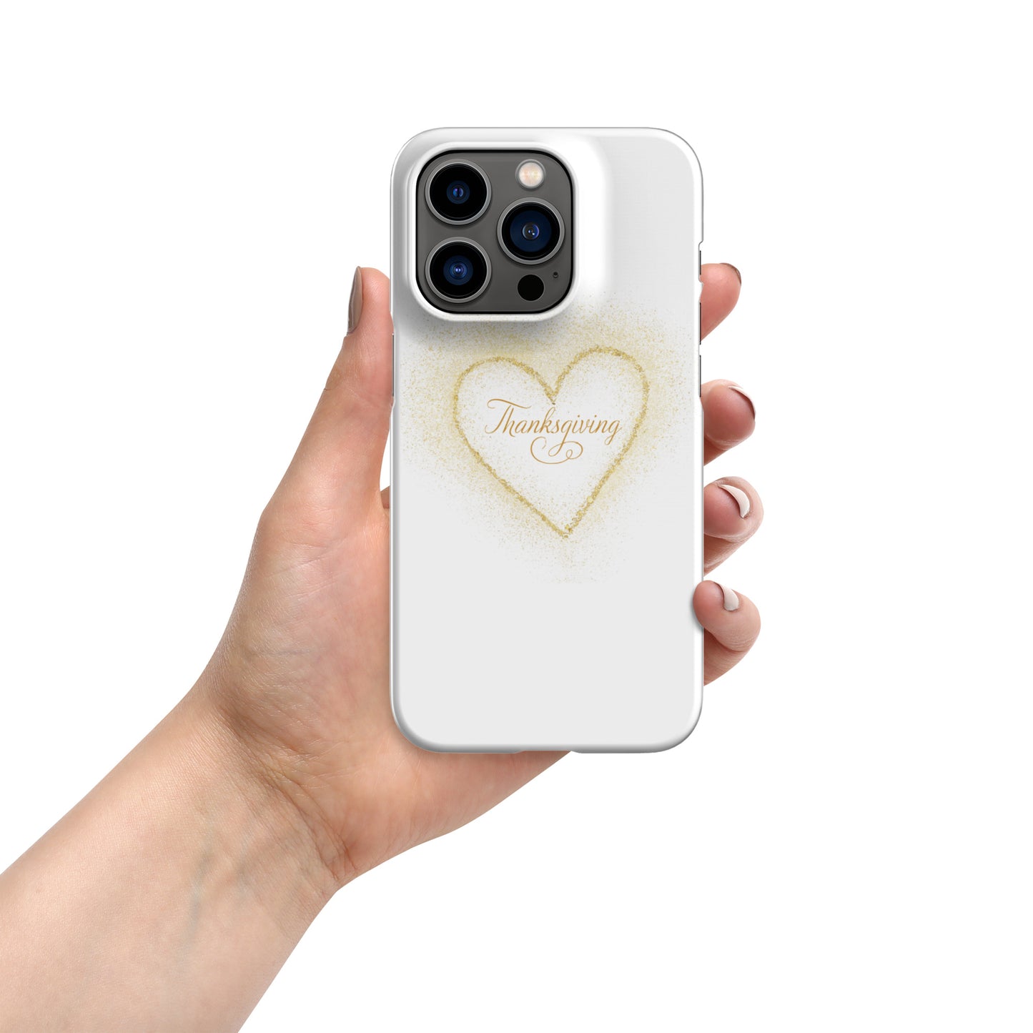 Dreamy Dear Golden Heart Thanksgiving Snap case for iPhone®