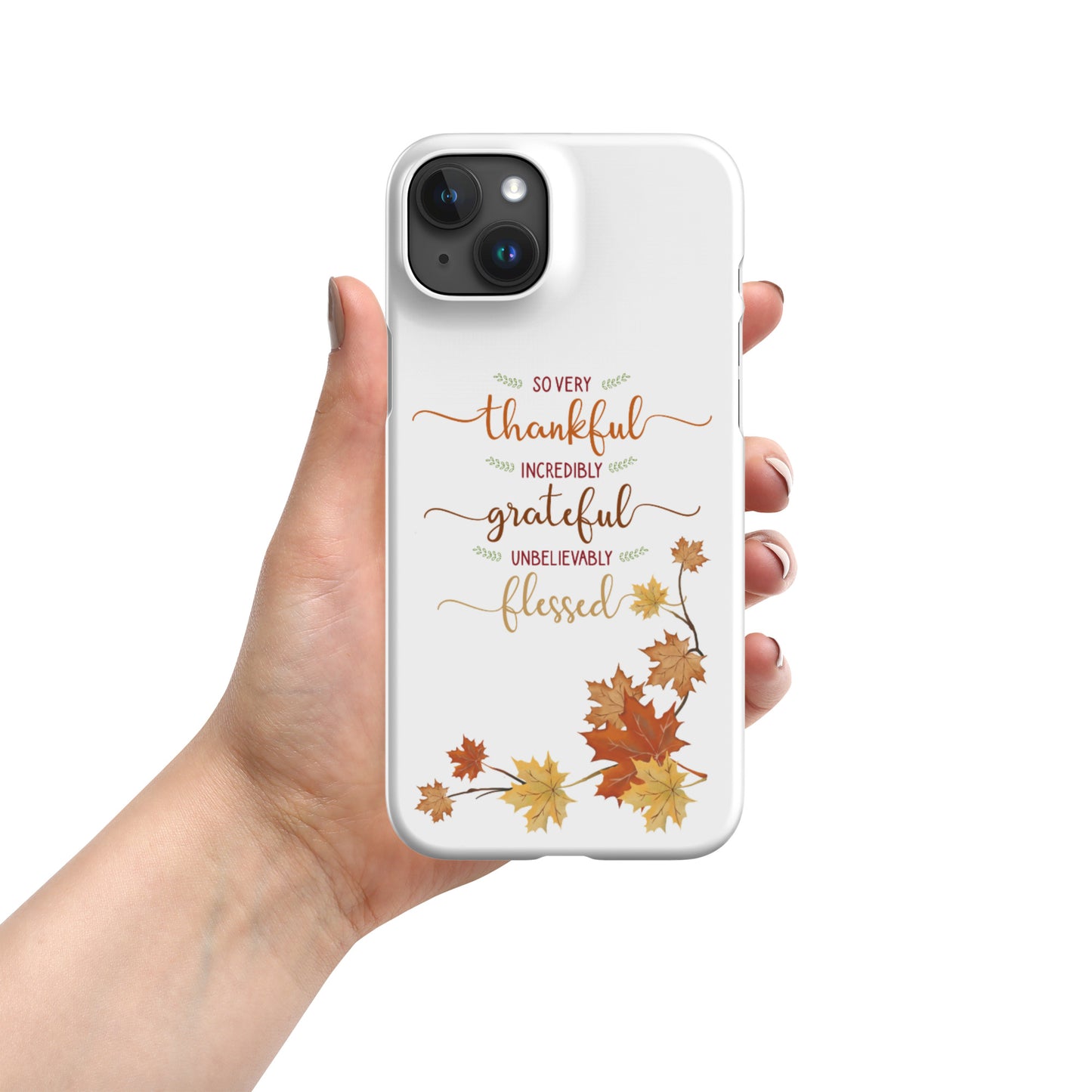 Dreamy Dear Thanksgiving snap case for iPhone®