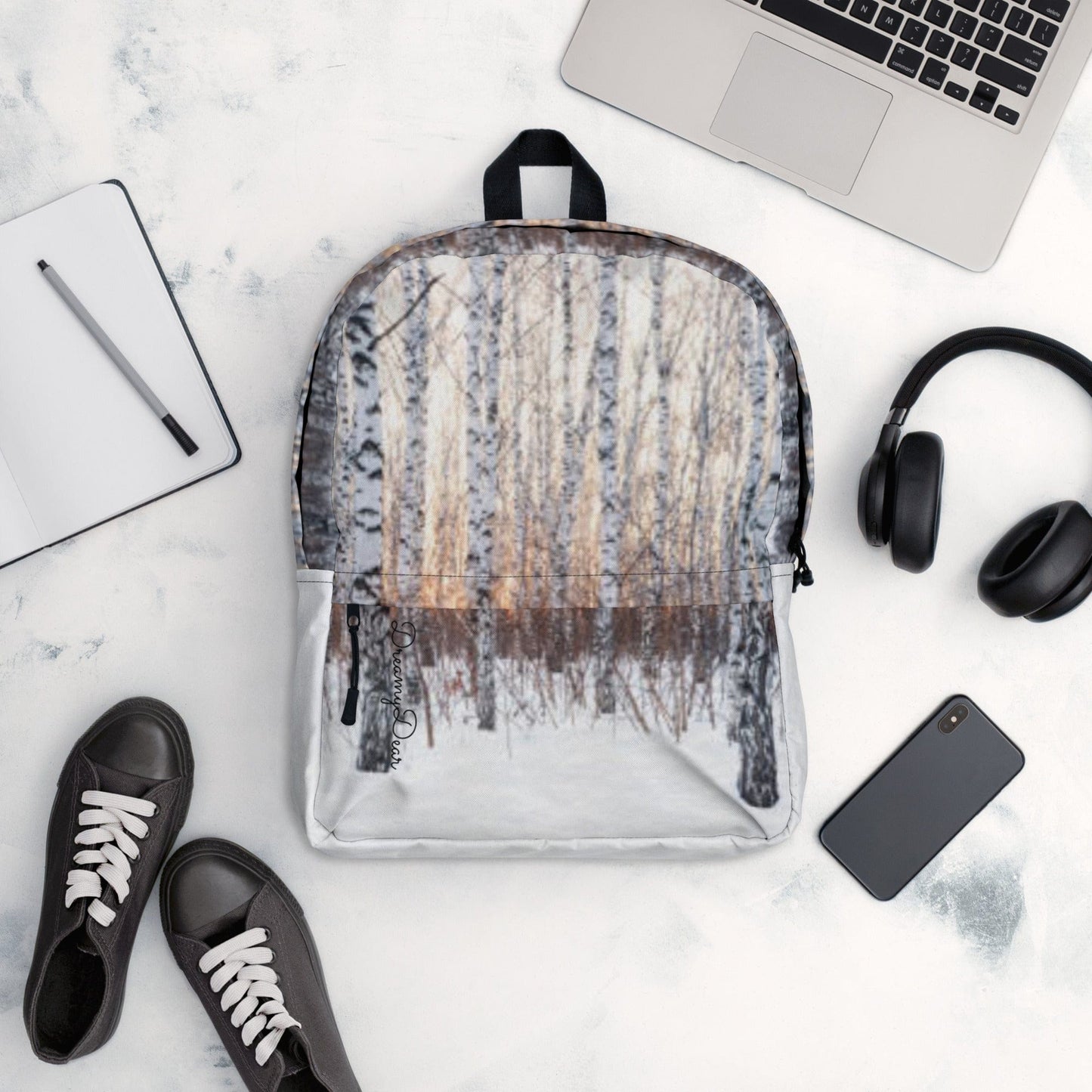 Dreamy Dear Backpack, Snowy Birch